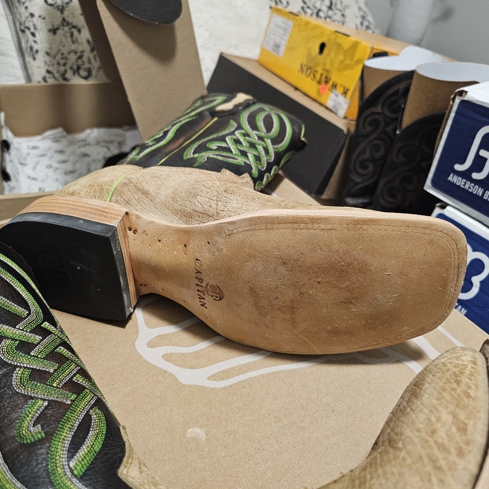 Hippo Skin Cowboy Western Boots